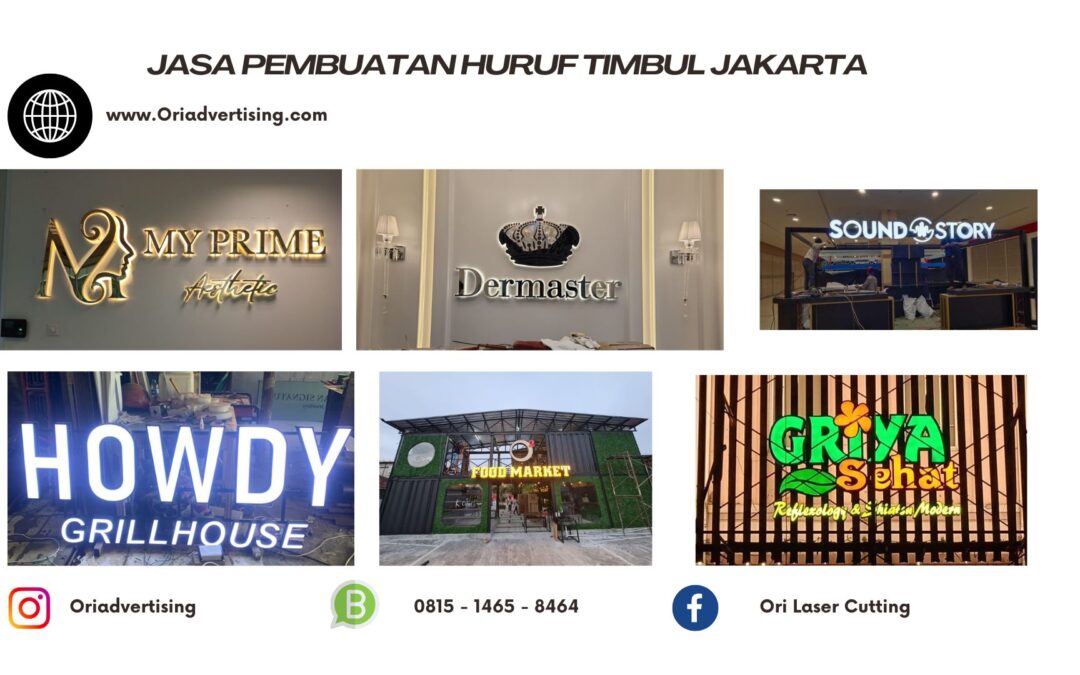 Jasa Pembuatan Huruf Timbul Jakarta