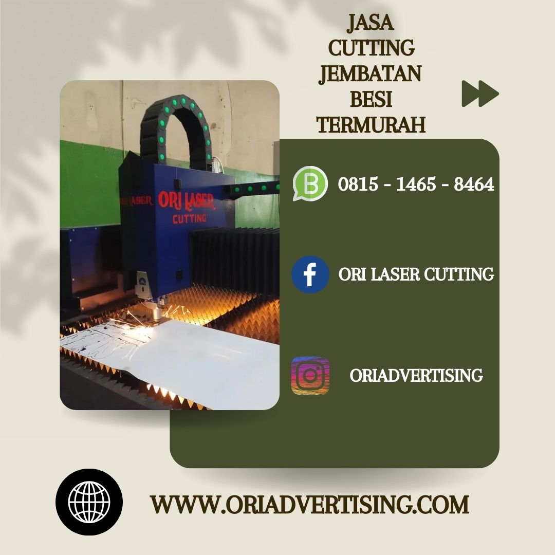 Jasa Cutting Jembatan Besi Termurah