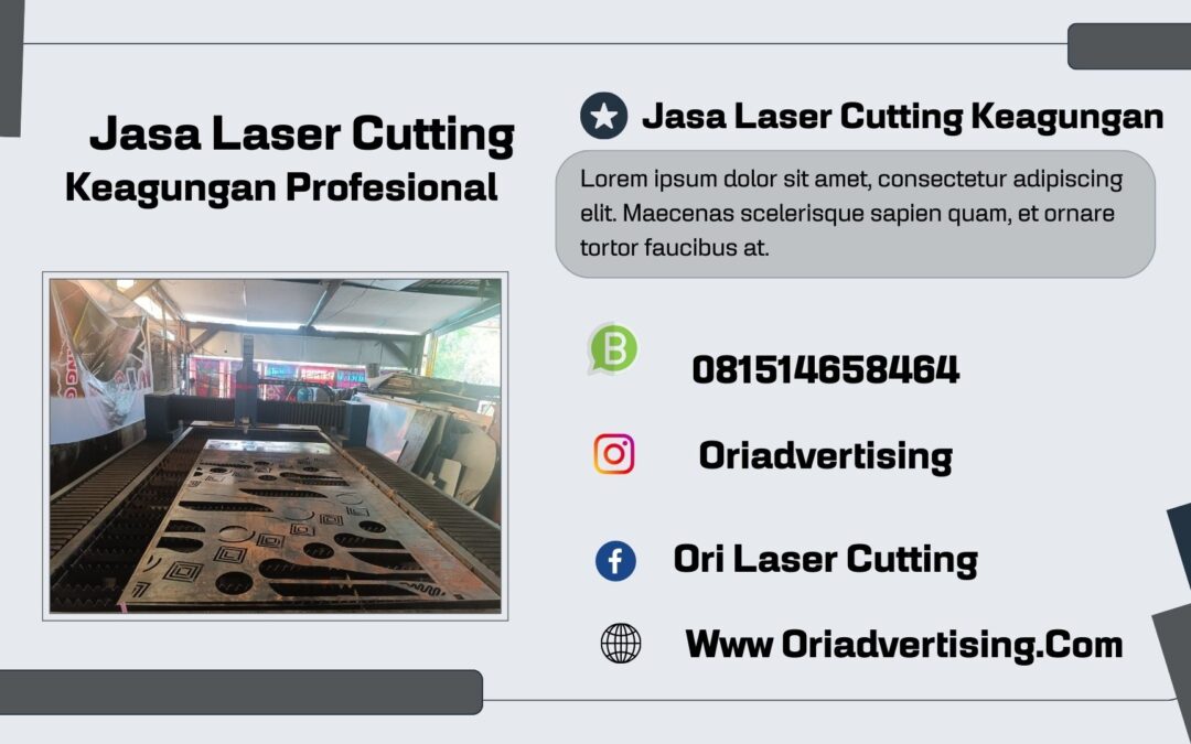 Jasa Laser Cutting Keagungan  Profesional