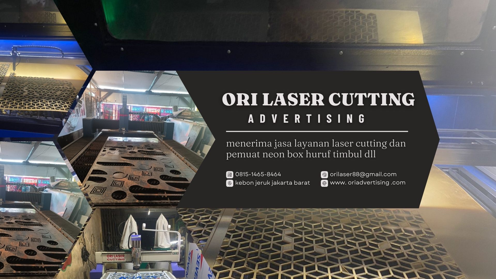 Ori Laser Cutting Melayanai jasa laser cutting dan lain lain